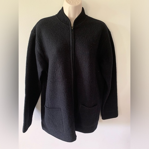 Tabi International black wool zip up jacket (AAAA) - Picture 1 of 3